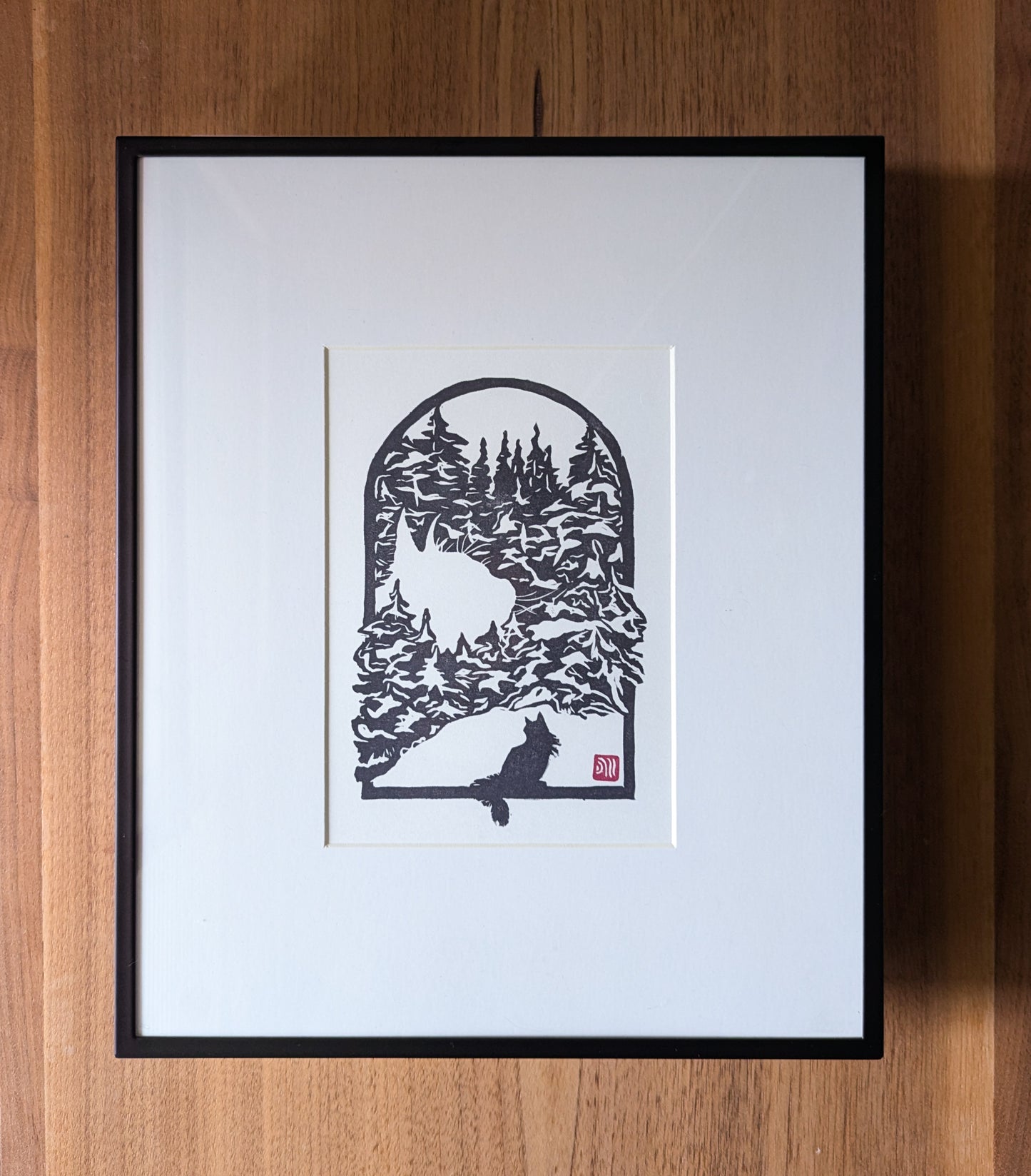 "Seymour Trees" Print and Sticker