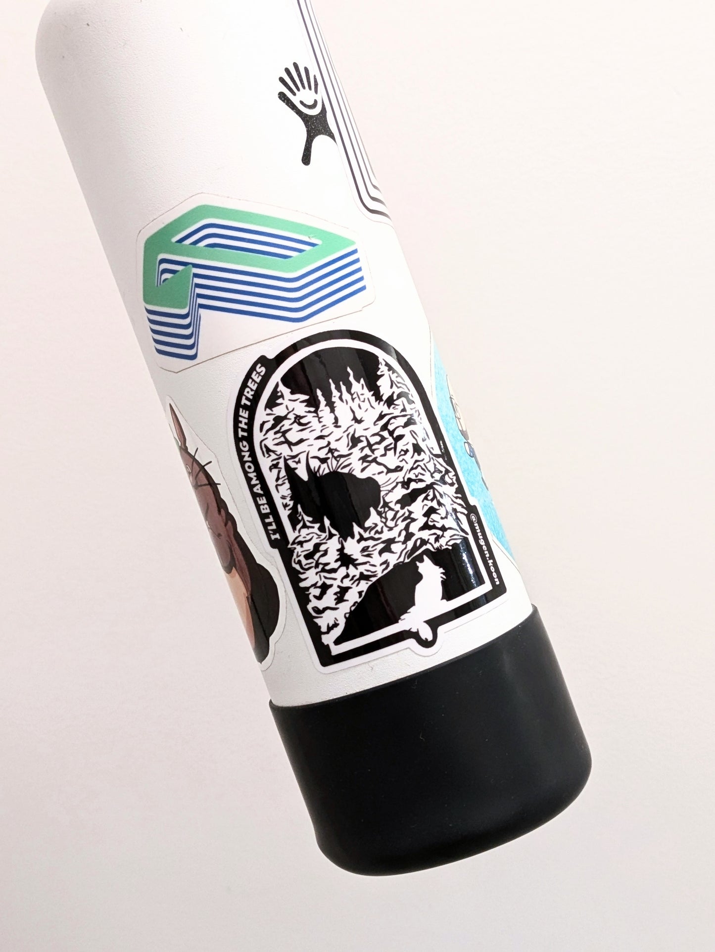 "I'll be among the trees" Sticker